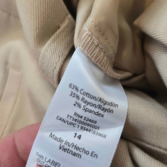 Capri Pants Women's Size 14 NEW #821 - Picture 5 of 6